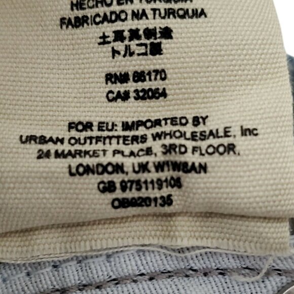 Free People Denim Mini Skirt 27 Hallie Midstone Distressed Raw Hem Boho - Picture 8 of 10